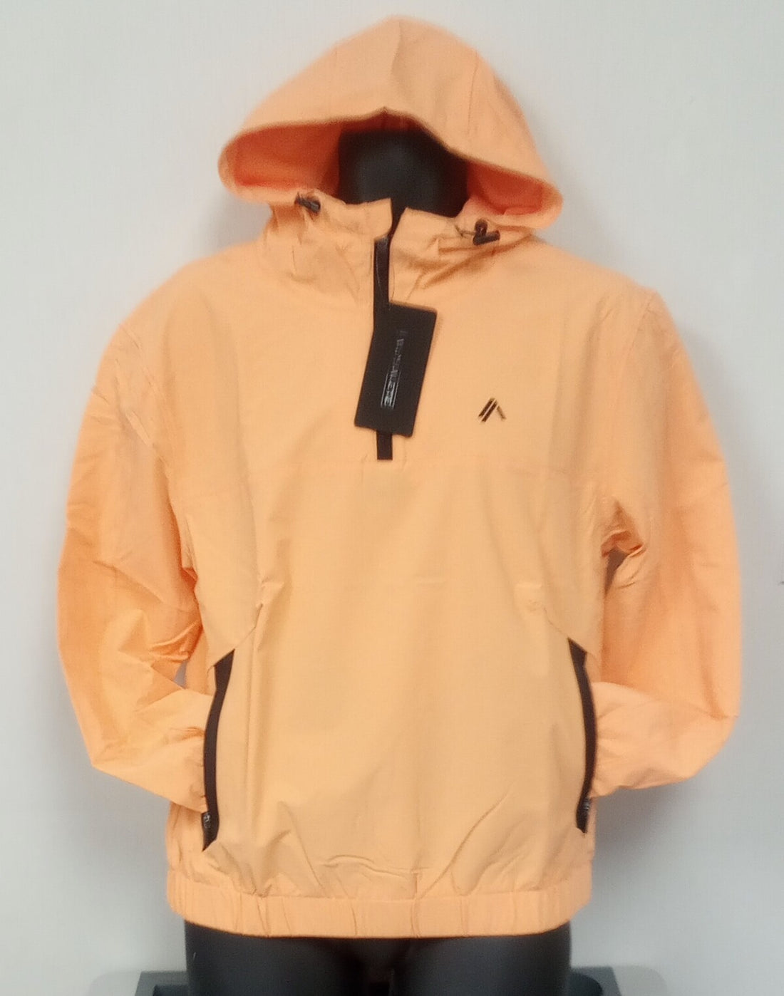 NEW ALPHALETE WOMEN'S  TECH WINDBREAKER - ELECTRIC PEACH - SIZE - M /RG27/120