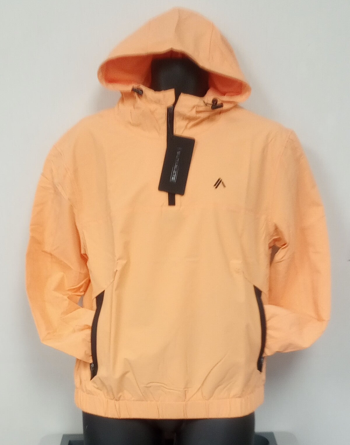 NEW ALPHALETE WOMEN'S  TECH WINDBREAKER - ELECTRIC PEACH - SIZE - M /RG27/121