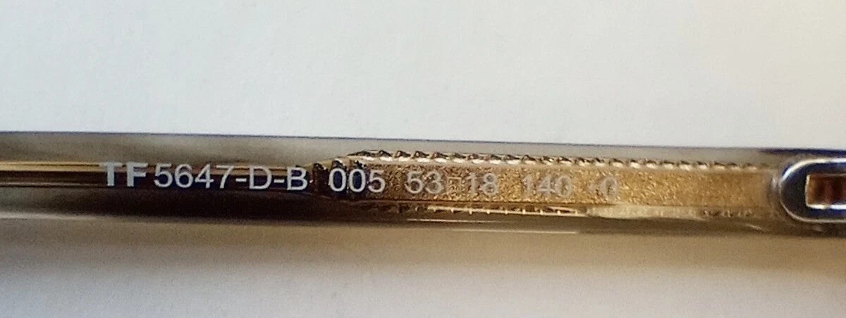 TOM FORD TF5647-D 53-18-140 OPTICAL FRAME EYEGLASSES ITALY HAVANA CH78