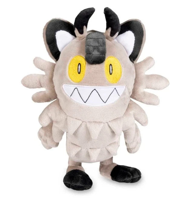 NEW POKEMON CENTER Galarian Meowth Poké Plush - 9 ½ In. /G9a0