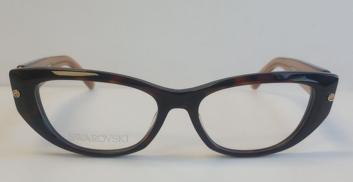 NEW Swarovski SK5476 052 Eyeglasses Dark Havana Frame 53-16-140 /CH7/112