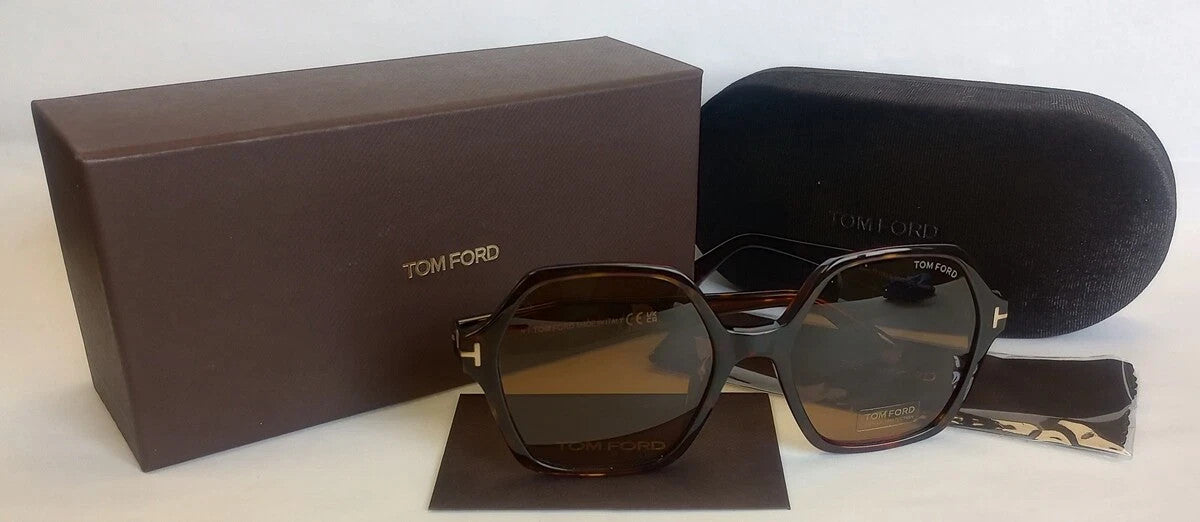 NEW Tom Ford FT1032-F ROMY 52E Sunglasses 56-19-140 DARK HAVANA CH241