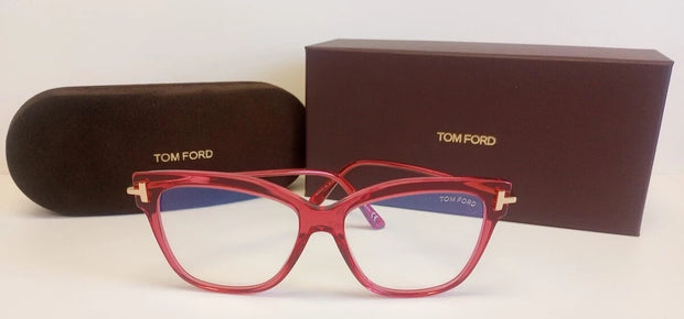 NEW AUTHENTIC Tom Ford TF5704-B Blue-Light Block Eyeglasses 54-15-140 CH211