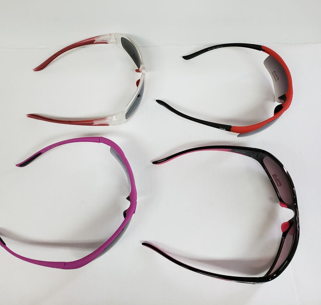 NEW Lot of 10 Fila Assorted Black /Red /Pink AUTHENTIC SUNGLASSES DD8a/20