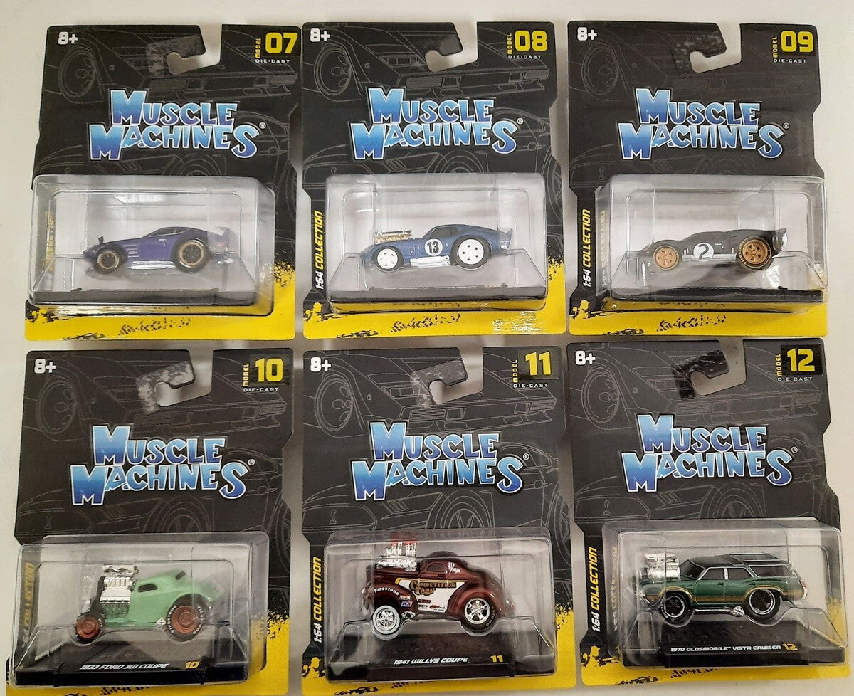 MUSCLE MACHINES  SERIES 2  1:64 collection  SET of 6 /CH15/121