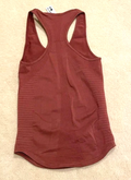 NEW Alphalete Women's Ozone Racer Tank Gingerbread Size XL G10a/21