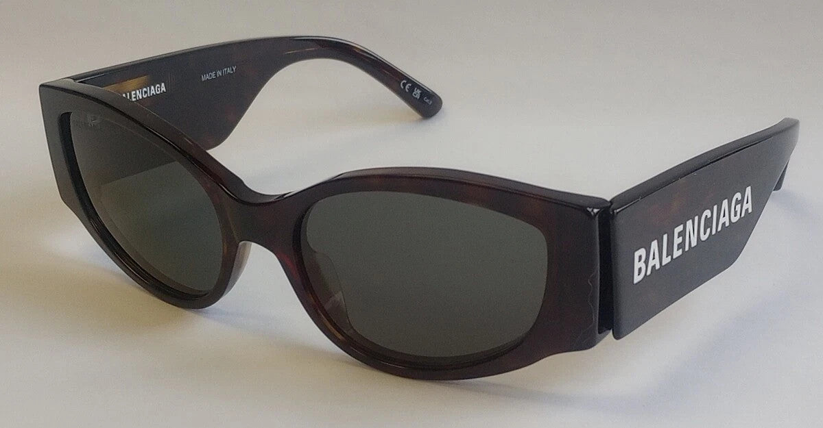 NEW BALENCIAGA BB0258S 008 56-18-145 BROWN HAVANA Women SUNGLASSES CH222