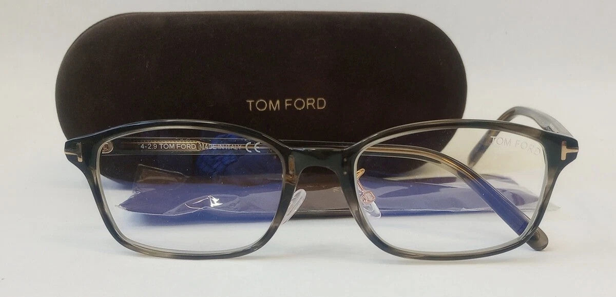 TOM FORD TF5647-D 53-18-140 OPTICAL FRAME EYEGLASSES ITALY HAVANA CH70