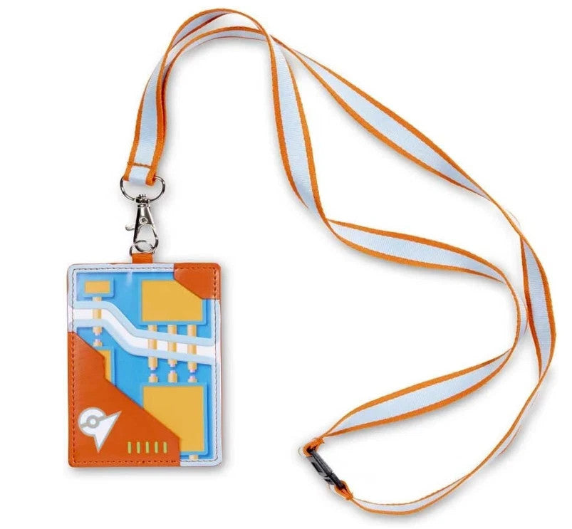 NEW Pokemon Center: Pokémon Trainer Gear Raid Pass Lanyard & Badge Holder/ G17a0