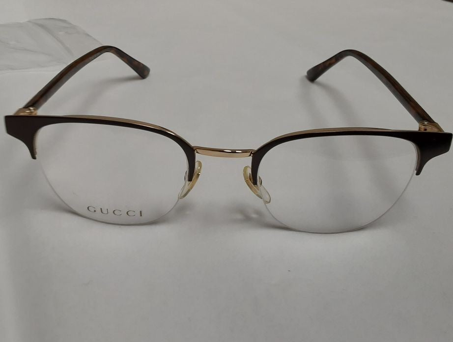 AUTHENTIC Gucci GG0020O 002 Women Eyewear Optical demo Lenses 49-21 Italy BB10