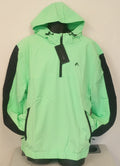 NEW ALPHALETE MEN'S  TECH WINDBREAKER - ATORI GREEN - SIZE - L/RG27/120