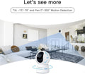 LAXIHUB 360° View 2K Pet Camera Indoor Security Camera P2T Baby Monitor Pan/Tilt4