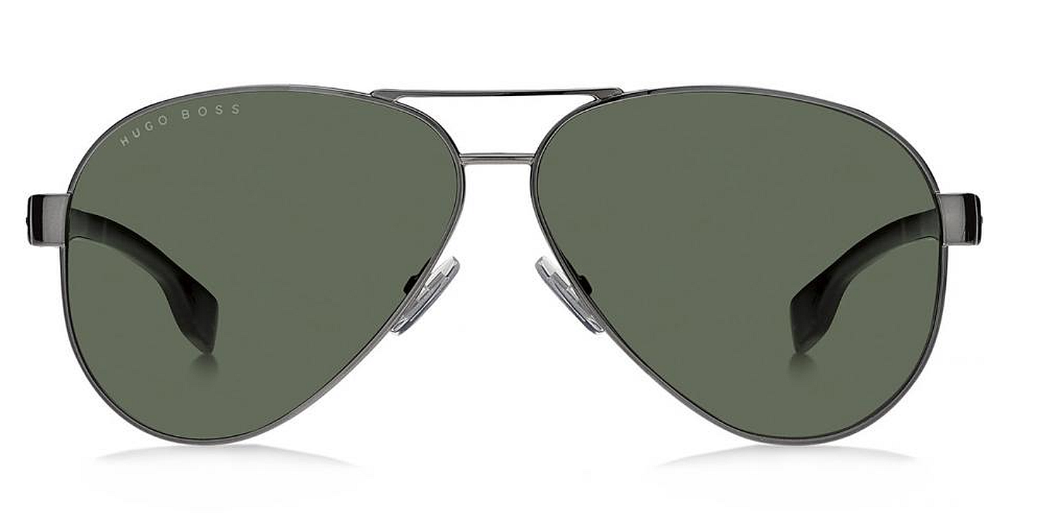 NEW Hugo Boss 1241/S KJ1QT Black Dark Ruthenium Sunglasses G5A/23