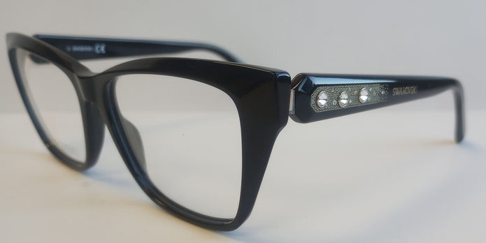 NEW Swarovski SK5468 001  Eyeglasses Rectangular 53-14-140 /CH7/113