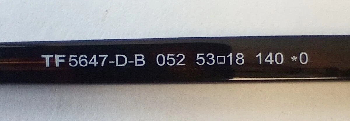 TOM FORD TF5647-D-B 53-18-140 OPTICAL FRAME EYEGLASSES Blue-Light Block /CH147