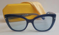 NEW Swarovski Women's Sunglasses - Blue Lens Cat Eye SK391 90V 54-18-140 /CH61