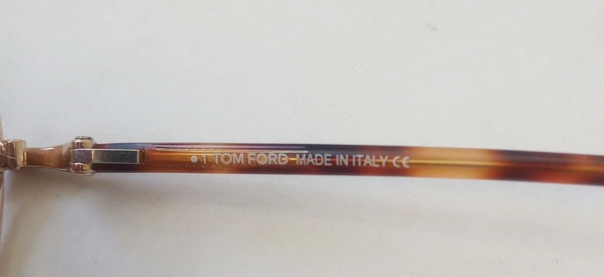 TOM FORD TF5741-B 55-17-140 OPTICAL FRAME EYEGLASSES ITALY BROWN CH126
