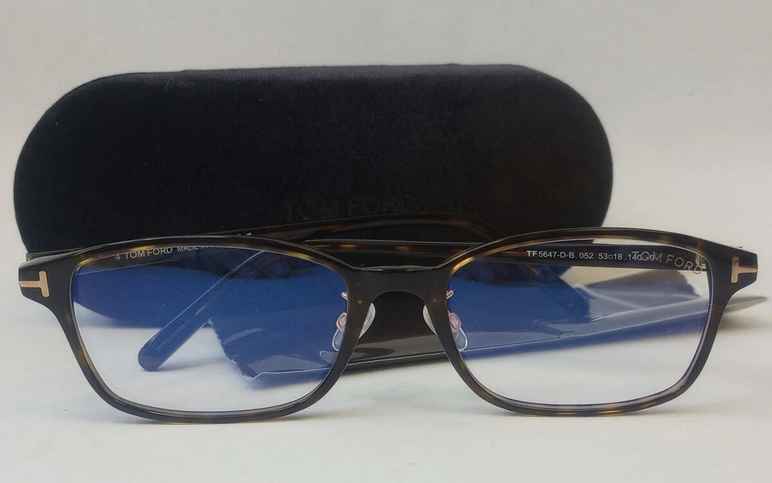 TOM FORD TF5647-D-B 53-18-140 OPTICAL FRAME EYEGLASSES Blue-Light Block /CH140