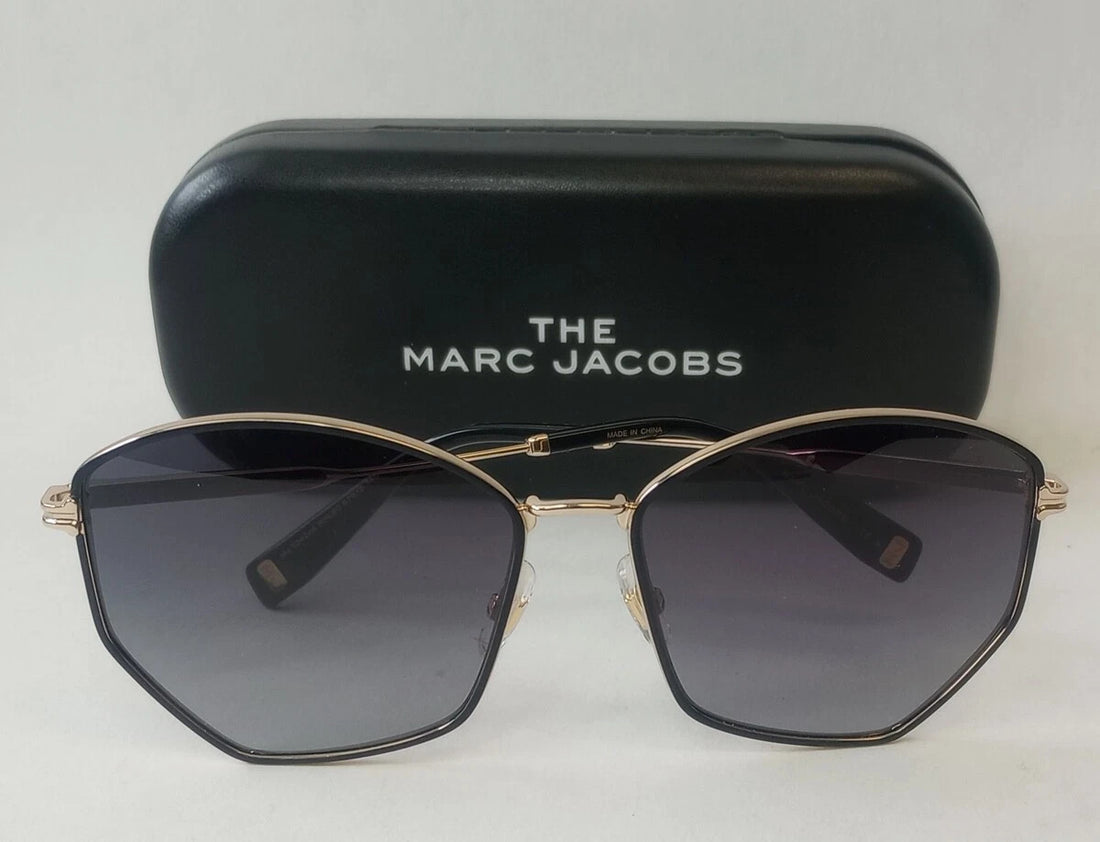 NEW MARC JACOBS MJ 1042S Gray Geometric Gradient Sunglasses 57-15-140/CH70