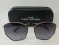 NEW MARC JACOBS MJ 1042S Gray Geometric Gradient Sunglasses 57-15-140/CH70