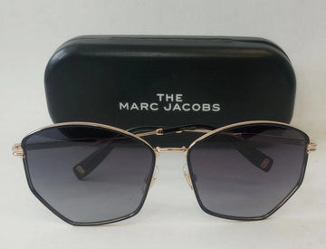 NEW MARC JACOBS MJ 1042S Gray Geometric Gradient Sunglasses 57-15-140/CH70