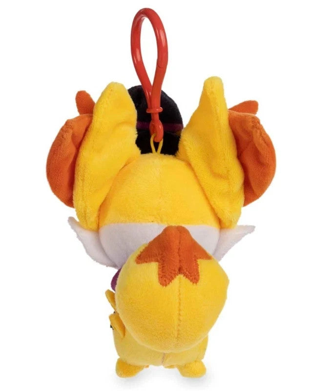 NEW POKEMON CENTER Fennekin Pokémon Spooky Festival Plush Key Chain /G11a3