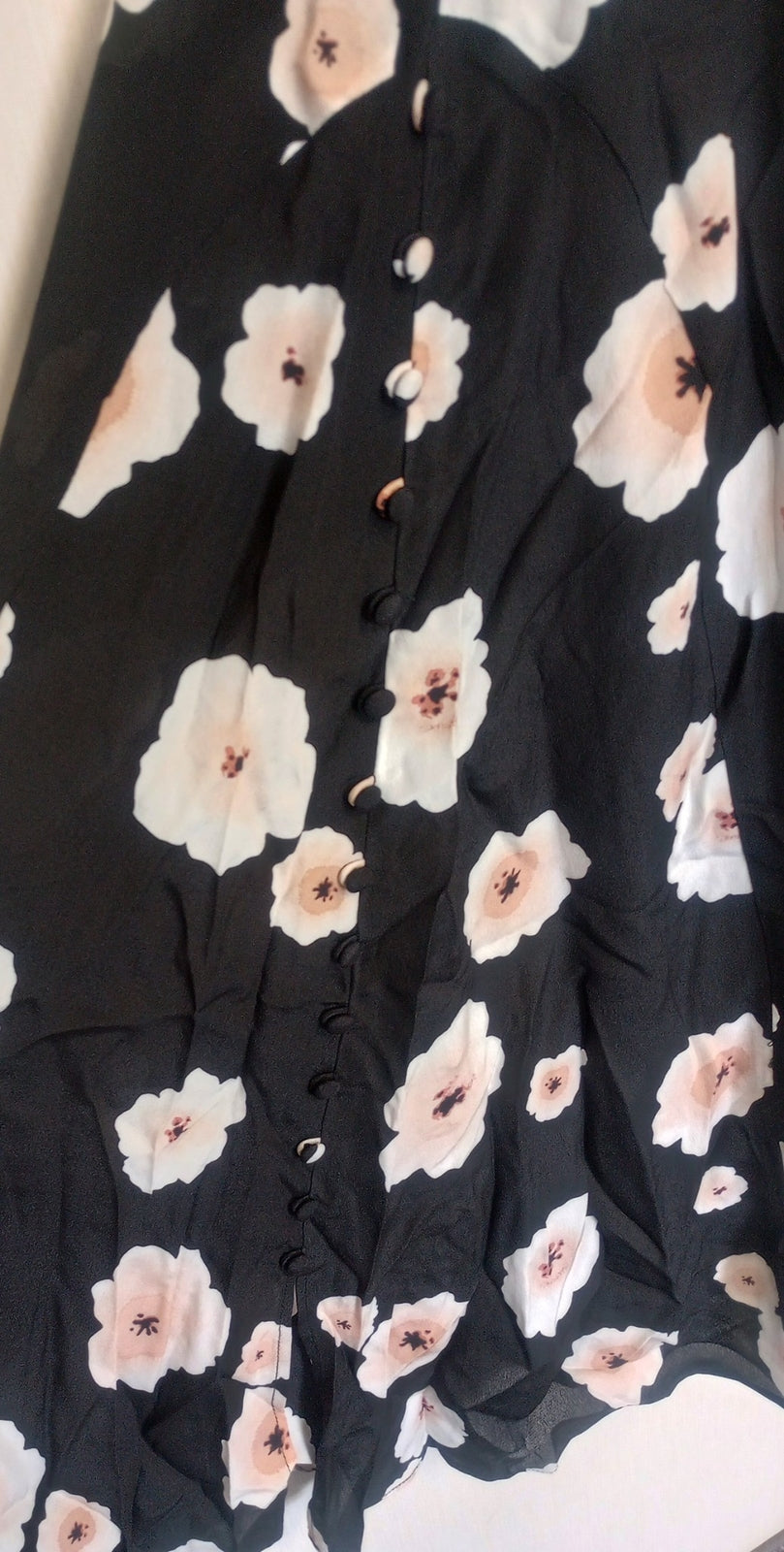 BNWT Club Monaco Zameeka Floral Print Silk Midi Dress  00 /N5/126