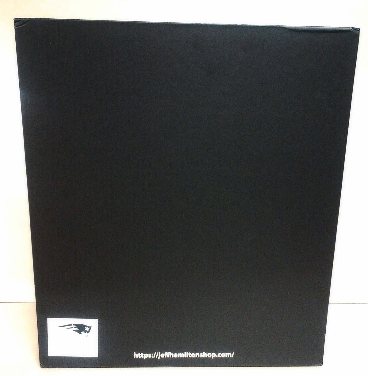 NEW Jeff Hamilton Solid Black Leather Lined Hooded Jacket - Lions NFL /CH216