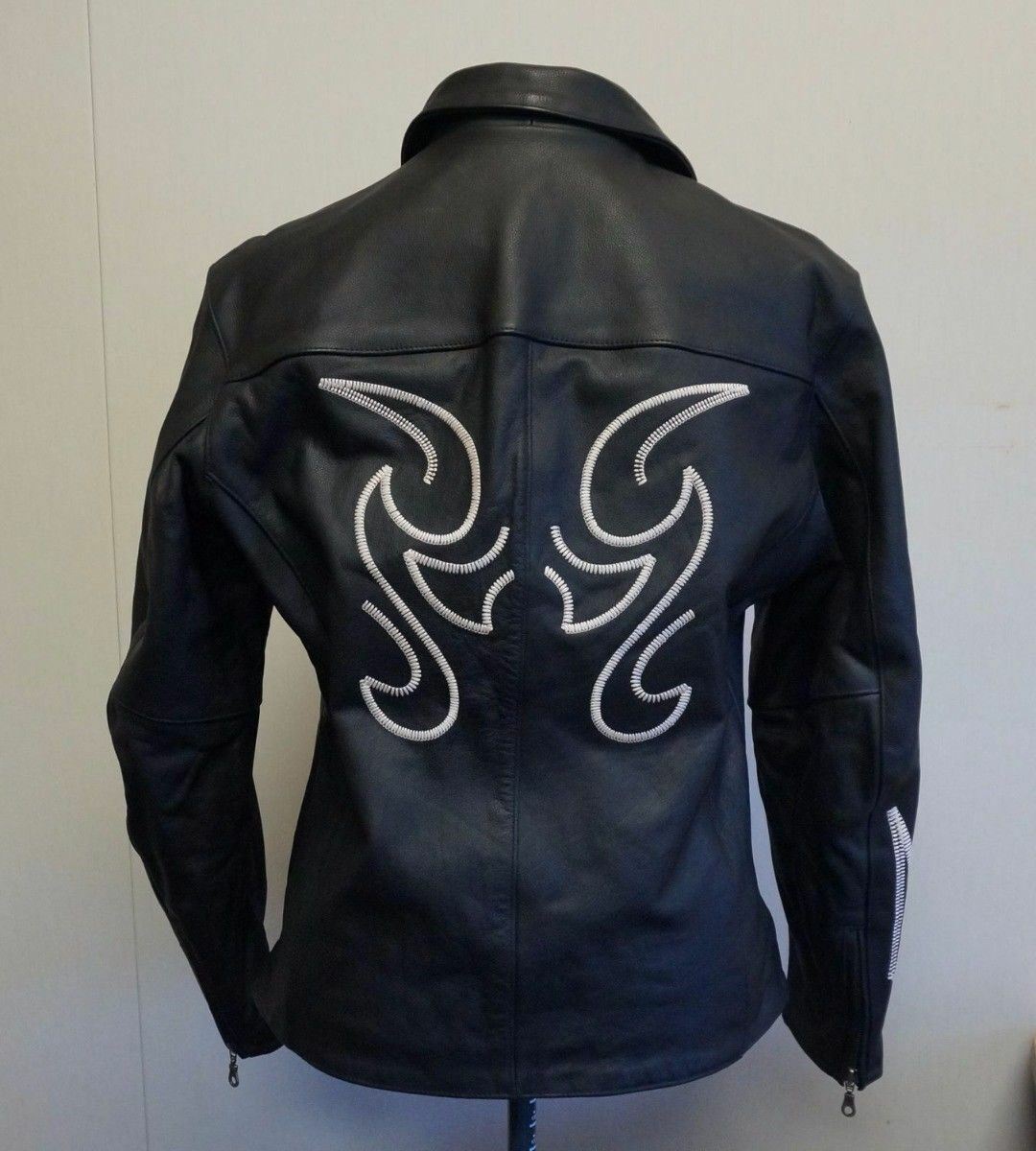 VICTORY CLASSIC WOMEN'S MOTORCYCLE POLARIS  JACKET LEATHER   NEW /Size - L1