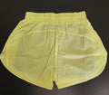 NEW Alphalete Womens Infinity Stride Short W/Liner(286150) Size S Citrus G12a/23
