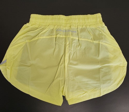 NEW Alphalete Womens Infinity Stride Short W/Liner(286150) Size S Citrus G12a/23