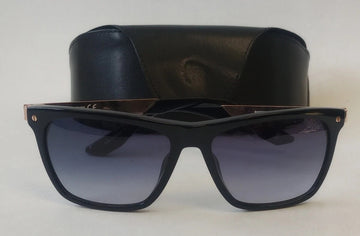 BMW BW0002-H 01W Unisex Sunglasses Rectangular shiny black/gradient blue/CH170