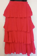 BNWT CLUB MONACO Radlee Skirt In Rojo FUCHSIA SIZE - 2 /N5/123