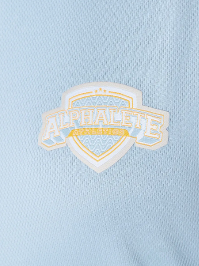 NEW Alphalete Women's Varsity Crop - Light Blue (792475) Size XXL G20a/22