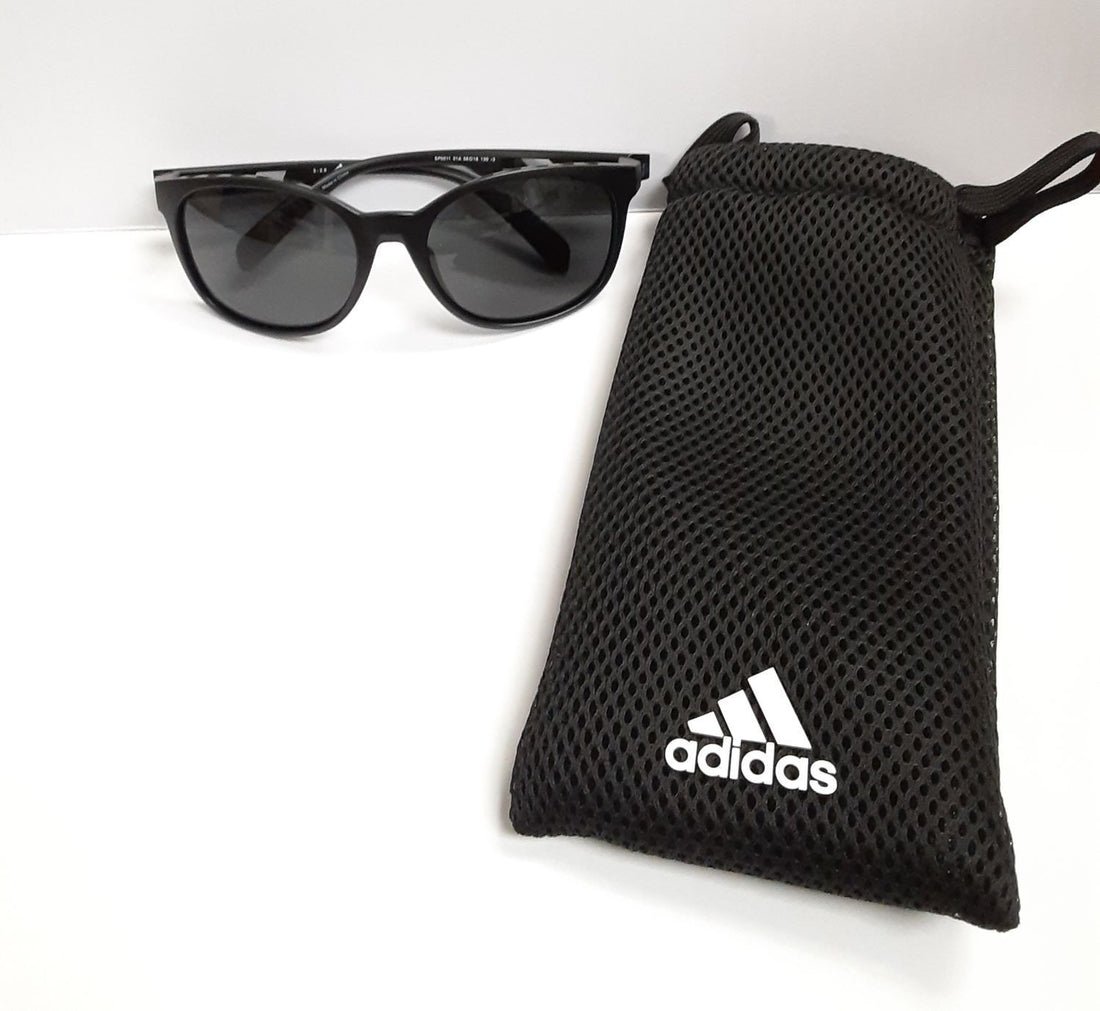 New ​Adidas Sport SP0011 01A Shiny Black Men's Sunglasses G6A/20