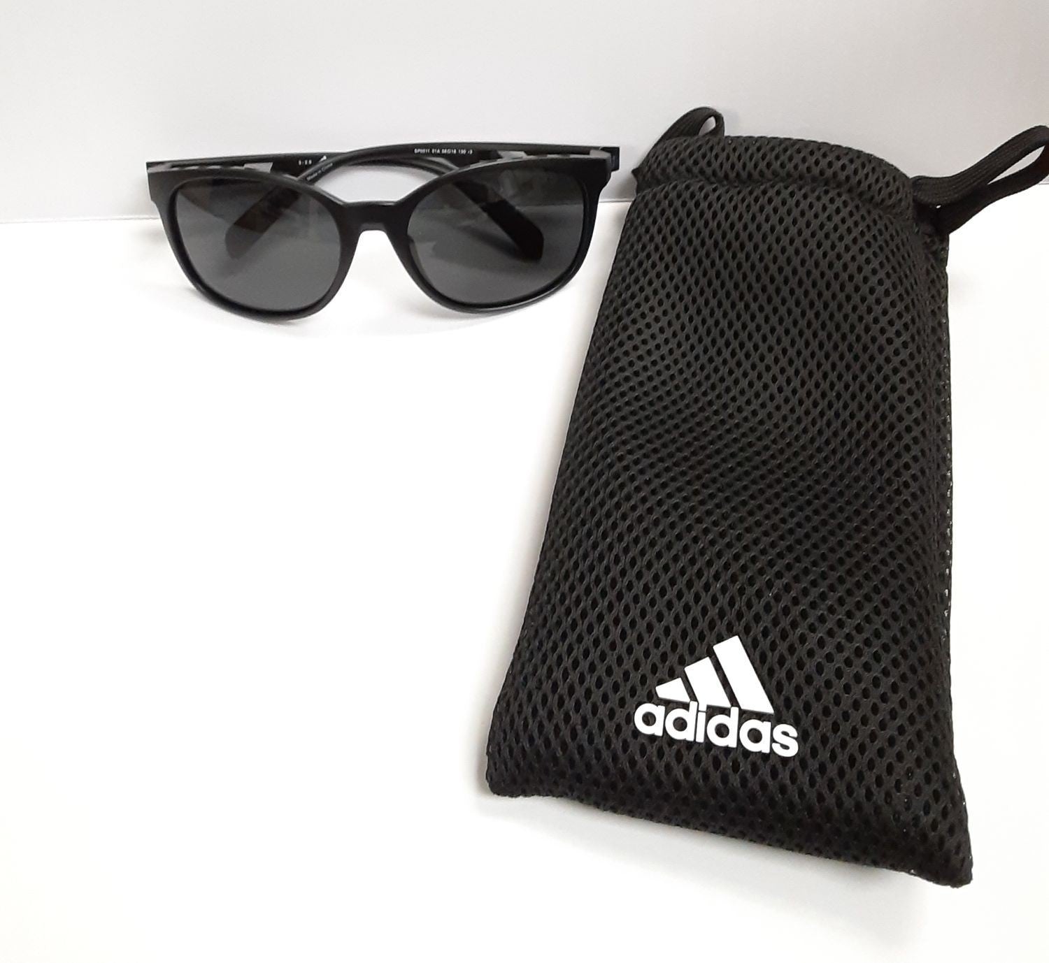 New ​Adidas Sport SP0011 01A Shiny Black Men's Sunglasses G6A/21