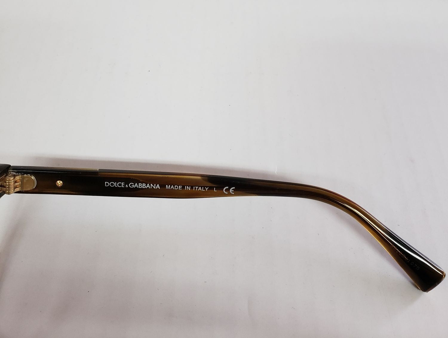 Dolce Gabbana DG 3257 3063 Crystal Striped Brown 54/19/145 Eyeglasses G8A/24