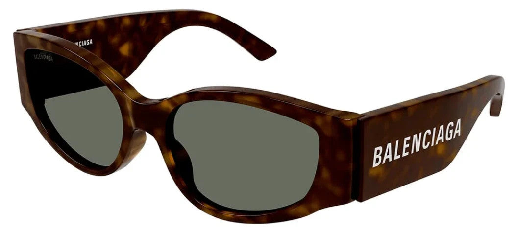 NEW BALENCIAGA BB0258S 008 56-18-145 BROWN HAVANA Women SUNGLASSES CH220