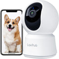 LAXIHUB 360° View 2K Pet Camera Indoor Security Camera P2T Baby Monitor Pan/Tilt0