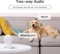 LAXIHUB 360° View 2K Pet Camera Indoor Security Camera P2T Baby Monitor Pan/Tilt2