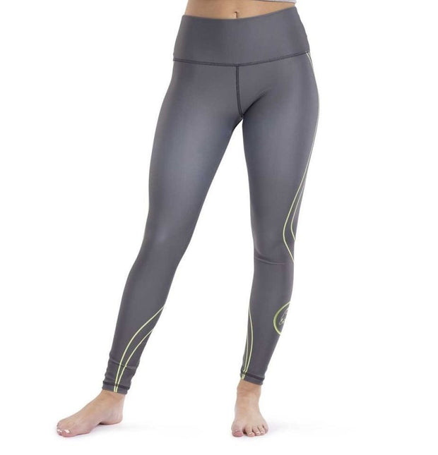 New Pokemon center Active Pikachu Gray & Green Leggings Adult M BB80