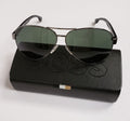 NEW Hugo Boss 1241/S KJ1QT Black Dark Ruthenium Sunglasses G5A/22