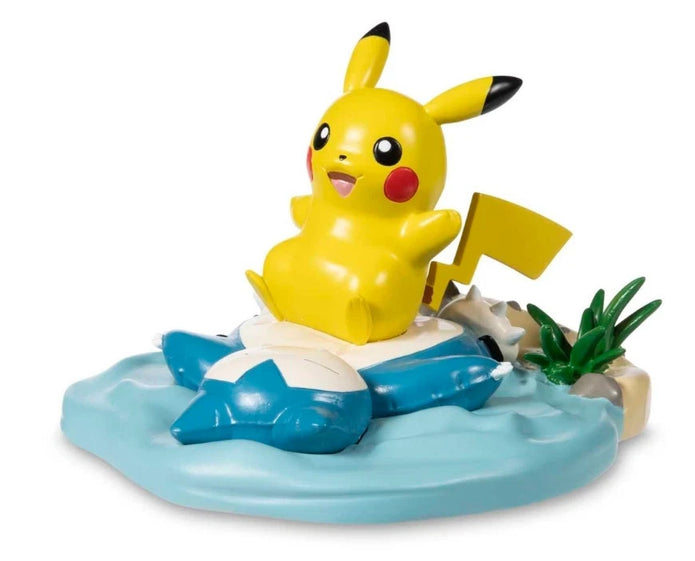 NEW Pokemon Center Pikachu Relaxing River Figure/ G21a0