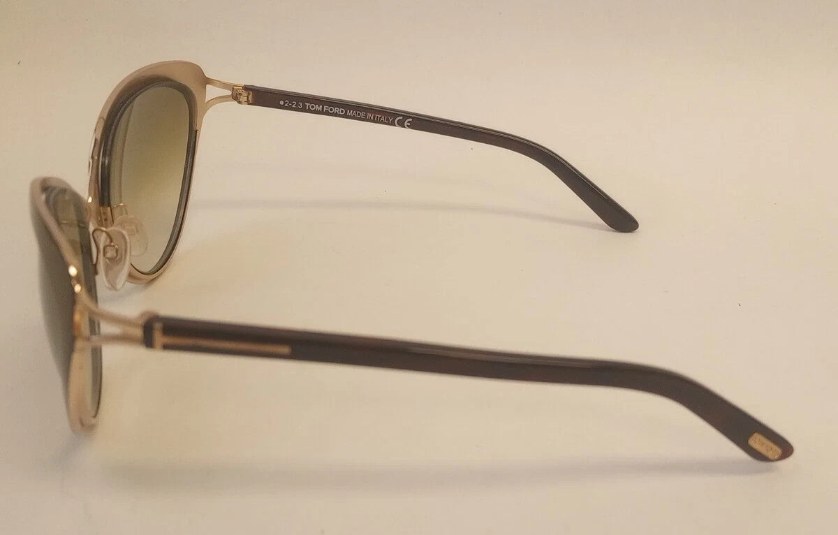 Tom Ford TF 321 28F DARIA BROWN GRADIENT AUTHENTIC 59-18-130 CH297