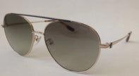 BMW BW0006 28P Men Sunglasses Avaitor Matte Black / Smoke Mirror/CH195