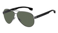 NEW Hugo Boss 1241/S KJ1QT Black Dark Ruthenium Sunglasses G5A/20