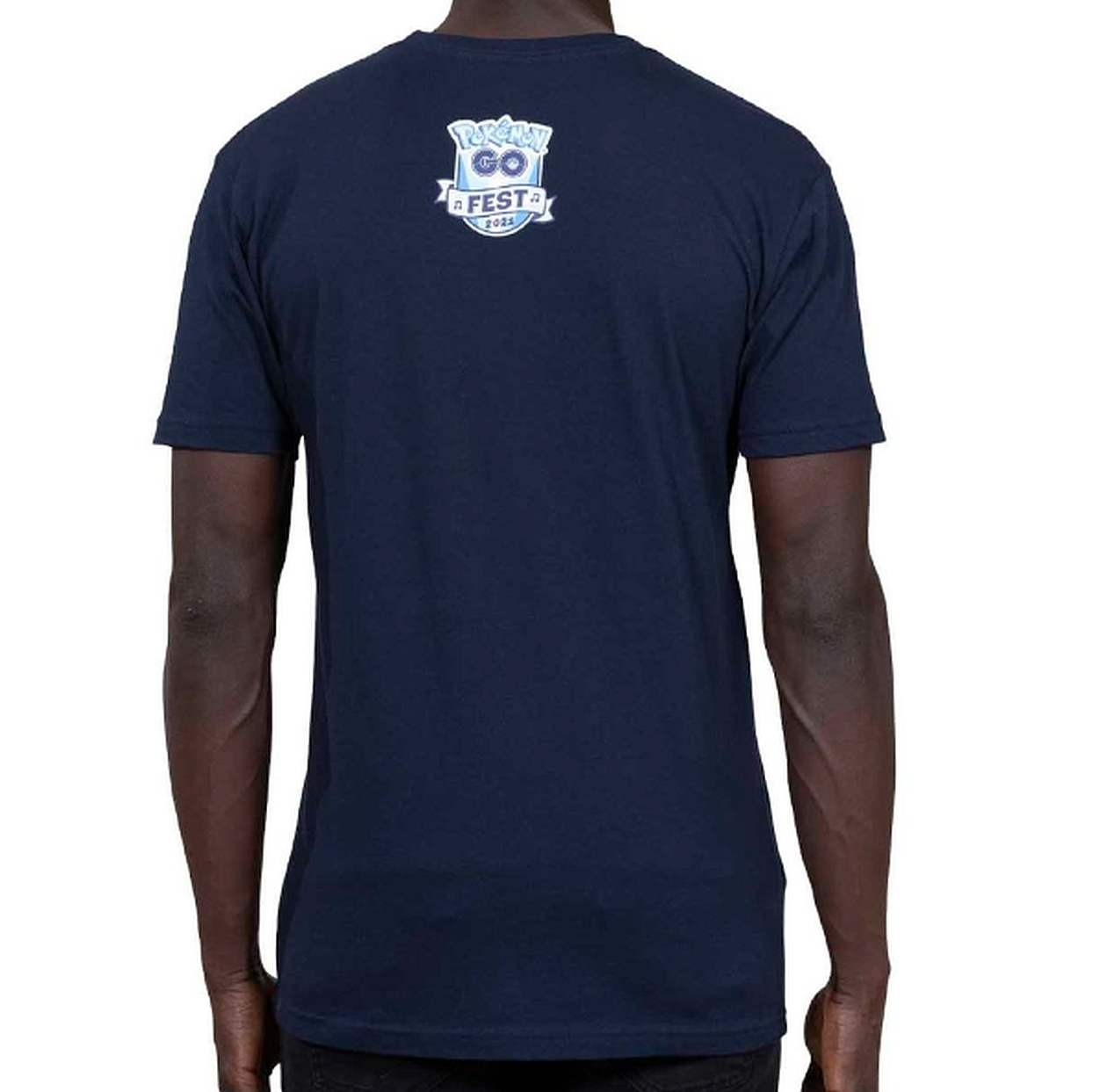 NEW Pokemon GO Fest 2021 Navy Relaxed Fit Crew Neck T-Shirt Adult size 3XL G29a2