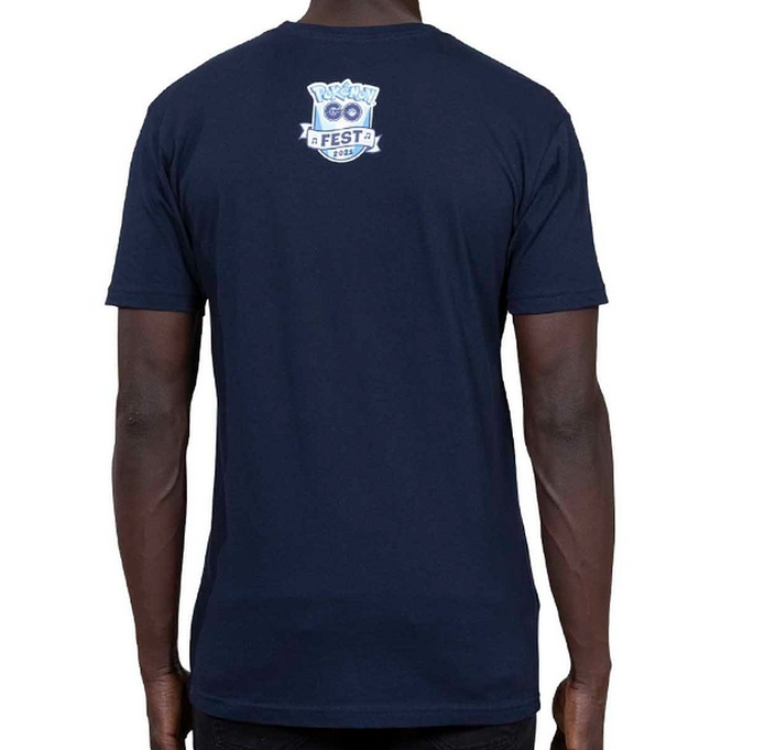 NEW Pokemon GO Fest 2021 Navy Relaxed Fit Crew Neck T-Shirt Adult size 3XL G29a2