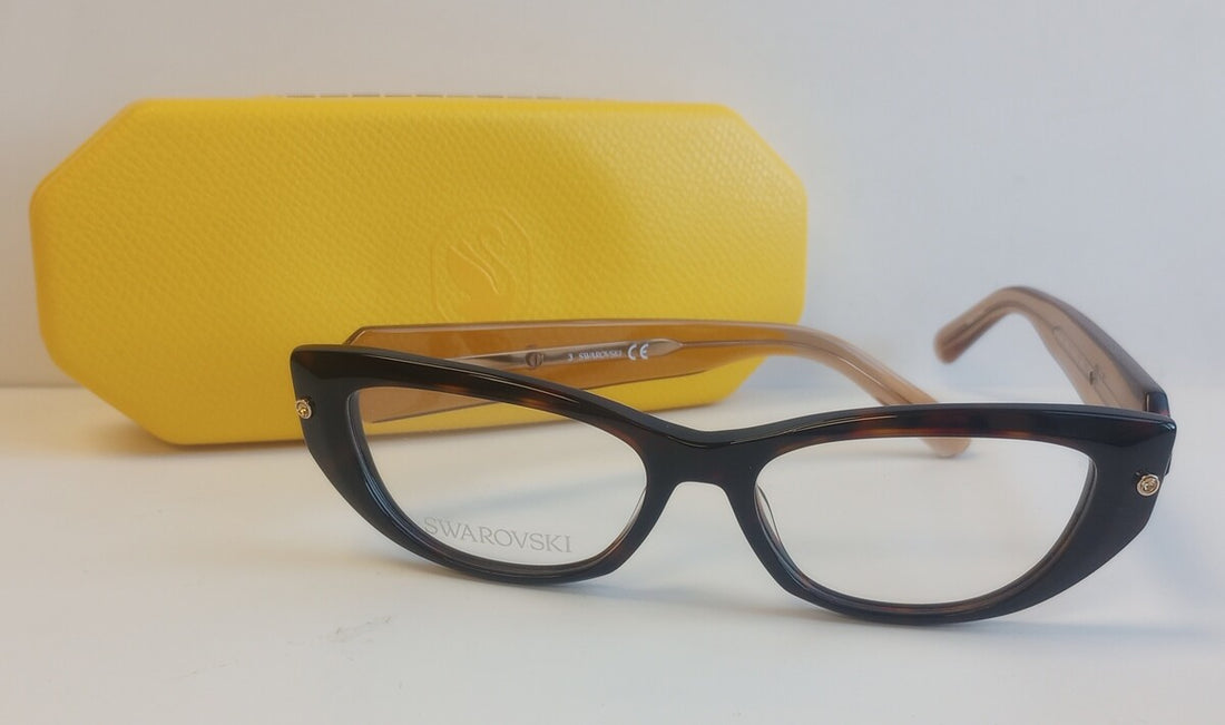 NEW Swarovski SK5476 052 Eyeglasses Dark Havana Frame 53-16-140 /CH7/110