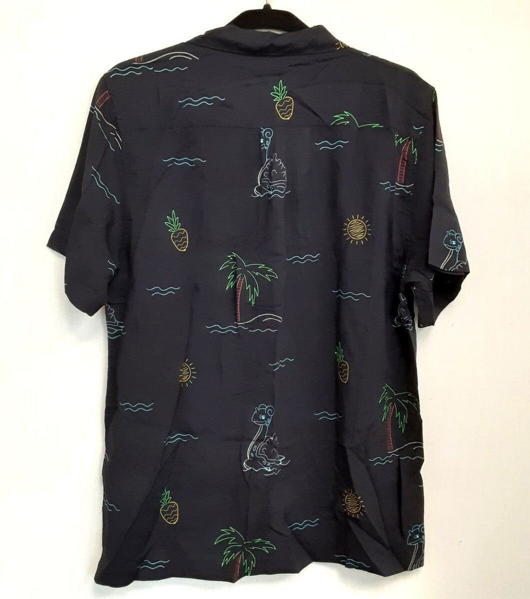 Pokemon Center Tropical Lapras Neon Tropical Shirt S Men Adult RG18/222